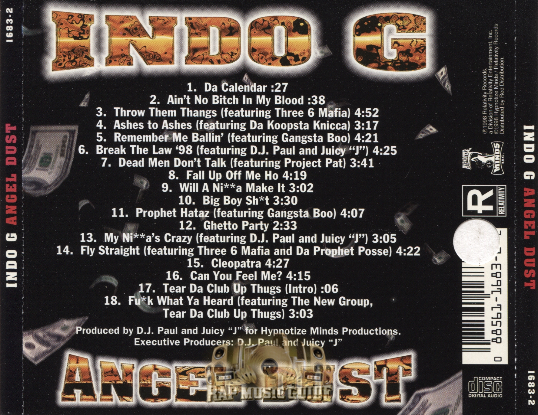 Indo G - Angel Dust: CD | Rap Music Guide